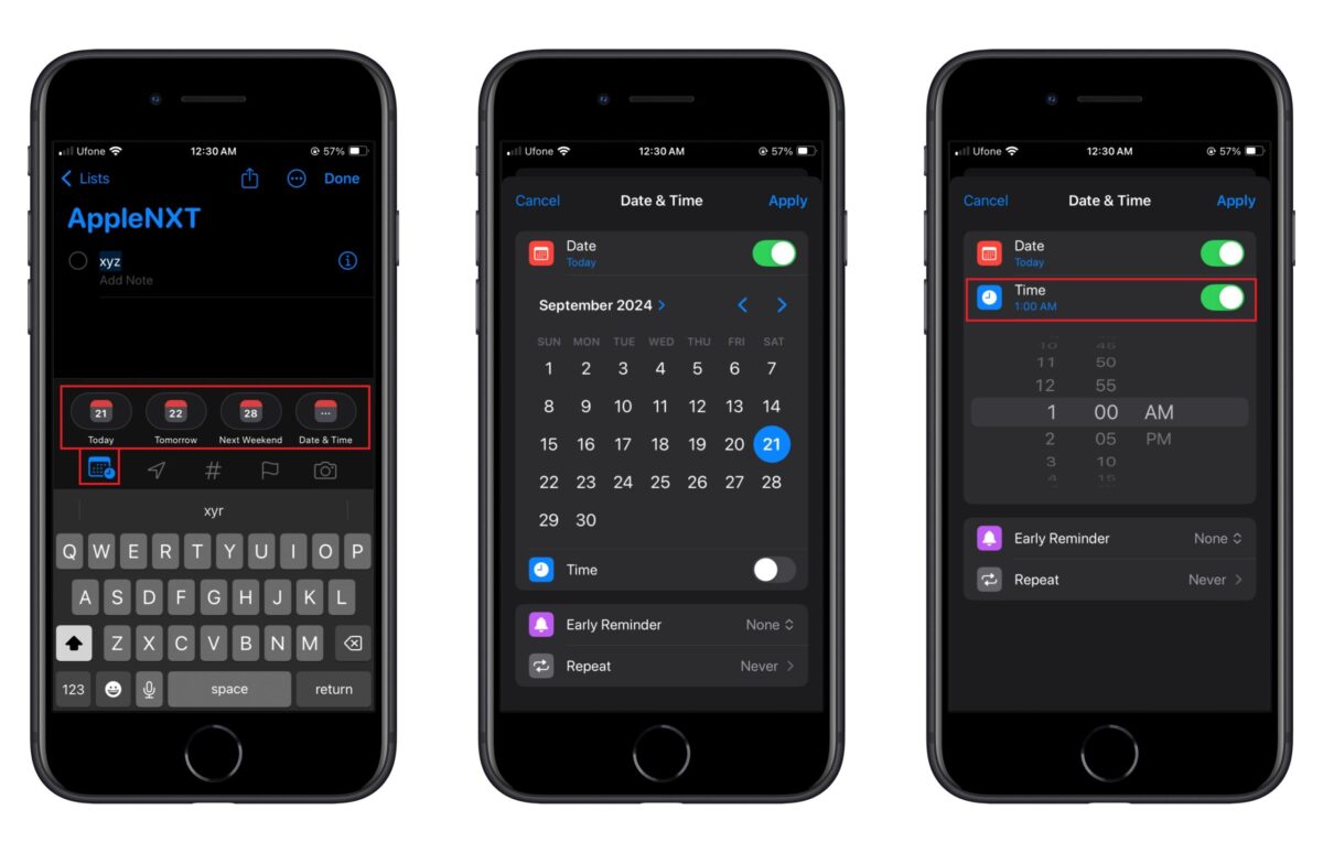 How to add date and time to Reminders in iOS 18 2