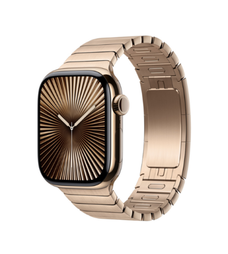 Apple Watch Series 10 Gold Link Bracelet available for $349, shipping by Christmas